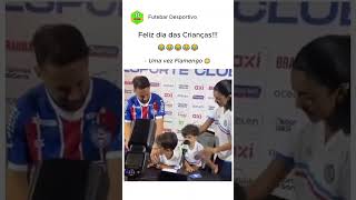 Everton Ribeiro sendo apresentado no Bahia 😂  Dia das Crianças  Hino do Flamengo [upl. by Ashjian826]