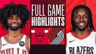 Trail Blazers vs Chicago Bulls Full Game Highlights  Jan 28  NBA Regular Season 2024 [upl. by Sargent234]