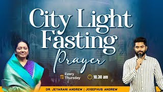 🔴 CITY LIGHT PRAYER  12092024  Dr JEYARANI ANDREW  JOSEPHUS ANDREW [upl. by Aliek]