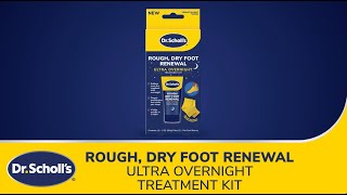 Dr Scholls® Rough Dry Foot Renewal Ultra Overnight Treatment Kit [upl. by Aneev]