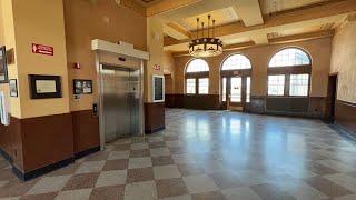 Cheyenne WY Historic Steps and Schindler 330A Elevator at a Depot [upl. by Shushan]