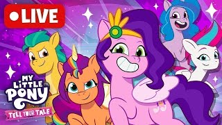 🔴 All Episodes My Little Pony Tell Your Tale S1 MLP G5 LIVE Childrens Cartoon [upl. by Adnovaj]