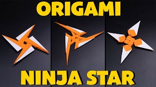 03 Easy Origami Paper Ninja Star Shuriken [upl. by Am]