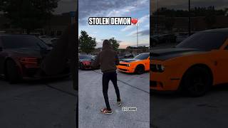 STOLEN DODGE DEMON on the Loose😥 shorts srt funny [upl. by Yesak]