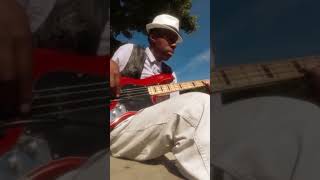 GREAT IS THY FAITHFULNESS SONG ON BASS GUITAR BY STREET PASTOR PREACHER WARREN GOSPEL [upl. by Jilly339]