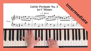 Bach  Little Prelude 2 in C minor BWV 934 [upl. by Nagorb]