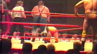 Giant Haystacks amp Scrubber Daly vs Danny Collins amp Johnny Wilson ORIGINAL FORM [upl. by Lenhart]