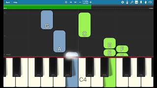 quotPiano Man Beginner Piano Tutorial  Play with Two Hands  Backing Trackquot [upl. by Nitsu]