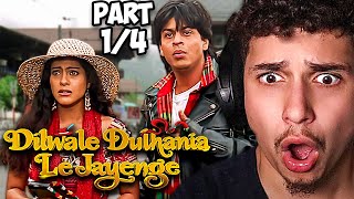 DDLJ Movie Reaction Part 1  DILWALE DULHANIA LE JAYENGE [upl. by Philan]