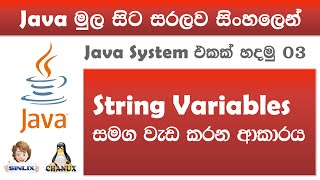 Sinhala Java with Netbeans Lesson 03 by Chanux [upl. by Gwenny]