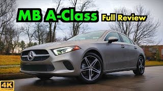 2019 Mercedes AClass Sedan FULL REVIEW  DRIVE  The Smallest Benz is a Tech Giant [upl. by Atsiuqal664]