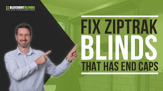 How to put up a ZipTrak® Blind that has end clips [upl. by Garrett]