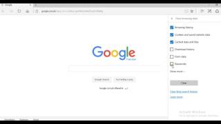 How to Clear history in Internet Explorer Windows 10 [upl. by Eddi]