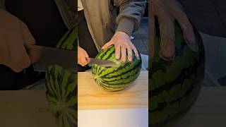 Must Try Fresh Korean Watermelon Juice  fruit cutting skills shortsvideo [upl. by Cassaundra]