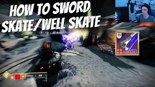 How To Sword Skate And Well Skate in Destiny 2  Warlock Skating [upl. by Nylanaj]