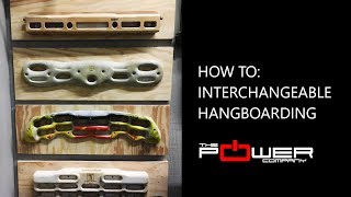 How To Interchangeable Hangboarding [upl. by Arin]