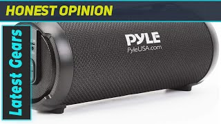 Pyle Wireless Portable Bluetooth Boombox Speaker  PBMSPG3BK Review [upl. by Jammin550]