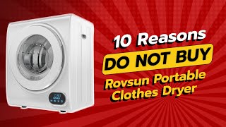 DONT BUY ROVSUN Portable Clothes Dryer BEFORE WATCHING THIS VIDEO 10 Reasons [upl. by Harlene222]