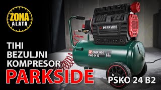 Parkside PSKO 24 B2 Tihi Bezuljni Kompresor [upl. by Kinzer]