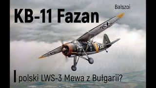 KB11 Fazan  polski LWS3 Mewa z Bułgarii [upl. by Norad]