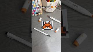 🦊Mini pixel art ideas✨ pixel pixelart pixelartideas art dtawing [upl. by Brandes]