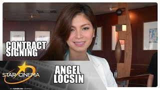 Angel Locsin renews her ABSCBN and Star Cinema contracts [upl. by Abshier100]