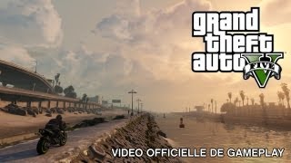 Grand Theft Auto V  Vidéo Officielle de Gameplay [upl. by Jerrold517]