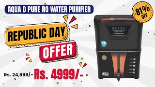 Aqua D Pure Copper RO Water Purifier Review 80 OFF [upl. by Carmina]