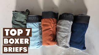 Top 7 Boxer Briefs for Ultimate Comfort amp Style 2024  Mens Underwear Guide [upl. by Hanoj]