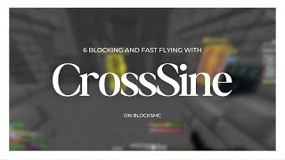 6 Blocking and Fast Flying on BlocksMC with free client  CrossSine  Config Release [upl. by Bilbe541]