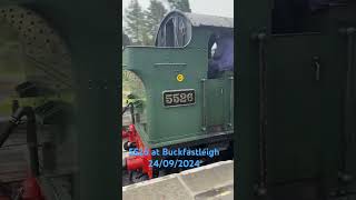 A very quick visit to buckfastleigh today saw 5526 pulling its passenger train into the station [upl. by Peck]