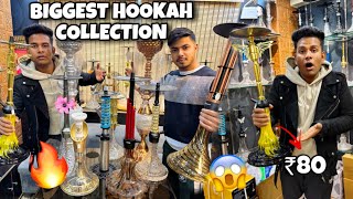 1 Lakh Ka Hookah Shopping 😱🔥 Cheapest Hookah in Delhi Hookah FlavoursChillumCoil  Shisha Store [upl. by Lette]