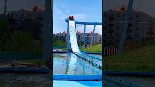 Crazy water ride explore adventure waterpark travel shorts [upl. by Irami]