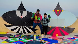 Ali ko itni sari kites or dorain mil gai 😱  Hmm ny Basant manai 😱  largest kite 🪁 urai 😳 [upl. by Devinne]