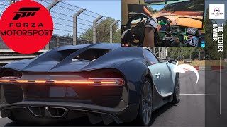 Forza Motorsport  Bugatti Chiron  Nordschleife  MONITOR BEAST Gameplay  Samsung Odyssey G9 [upl. by Esirahs302]