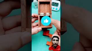 puzzle woodworkingartandcrafts craft woodcrafts woodenblocks woodworking papercraft lifehacks [upl. by Googins]