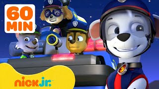 PAW Patrol Become Police Pups w Chase Marshall Rocky amp Skye  1 Hour Compilation  Nick Jr [upl. by Milewski]