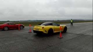 Ferrari 599 GTO vs Ferrari 599 GTB [upl. by Idnyl237]