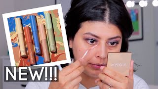 CONCEAL DARK CIRCLES WITH THE NEW COLOR CORRECTORS FROM ELF REVIEW  ALL DAY WEAR TEST [upl. by Mallorie]