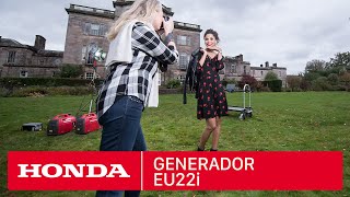 Nuevo generador Honda EU22i  Fotógrafa [upl. by Nodal435]