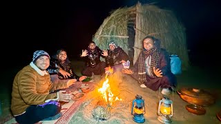 A Cold Spring Night in Forest  Living Night On The Bank Of River  Mubashir Saddique  Village Food [upl. by Mudenihc]