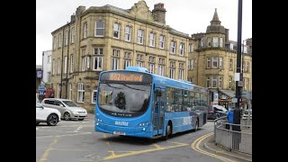 ZF THRASH Keighley Bus Co 1802 JRZ1802 on 662 to Bradford 20240524 Part 1 [upl. by Alberta]