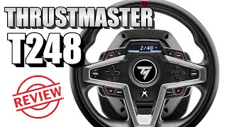 THRUSTMASTER T248 REVIEW  New Best Wheel for Simulations Games [upl. by Kironde]