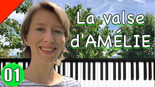 Yann Tiersen  La valse dAmélie  Piano Tutorial 1 [upl. by Ithaman]