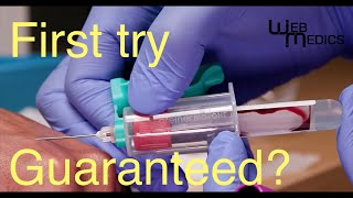 Venipuncture How To Draw Blood IN ONE GO Instantly improve your chances in 3 easy steps [upl. by Crabb]