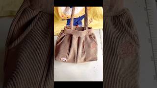 Cloth Bag tutorial from old clothes  Old Jeans reuseDenim Jeans diy diycrafts clothesbag reuse [upl. by Orihakat]