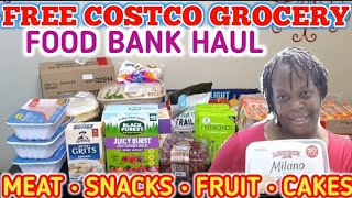 How FREE COSTCO GROCERIES Feeds Family of 7  FRUGAL LIVING  FOOD BANK HAUL [upl. by Aivil]