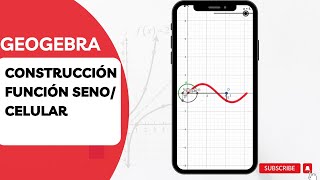 Graficar Sinusoide con Geogebra desde el celular animada [upl. by Sudnac]