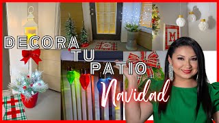 Decora tu PATIO o TERRAZA para NAVIDAD 2024  Manualidades Navideñas  Decoración Navideña 2024 [upl. by Iarised941]