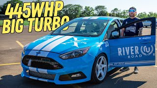 BIG Turbo Ford Focus ST Build  WILD POV Drive [upl. by Abebi]